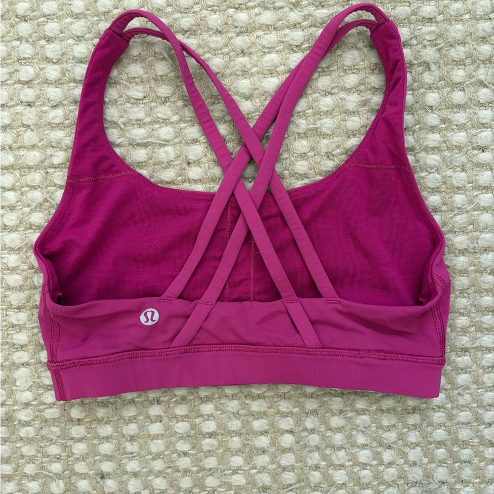 lululemon athletica Ripe Raspberry Energy  Bra - Picture 2 of 2